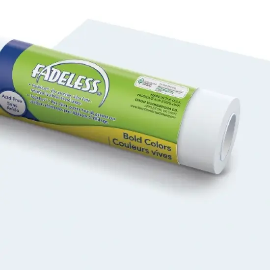 Fadeless&reg; Bulletin Board Art Paper, White, 48" x 50', 1 Roll image {4}