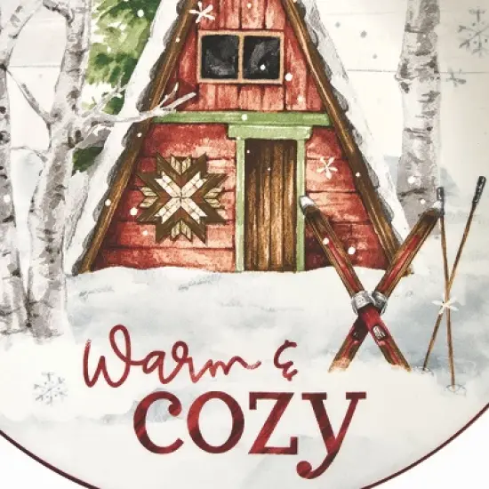 Park Designs Snowflake Lodge Salad Plate Set Of 4 image {2}