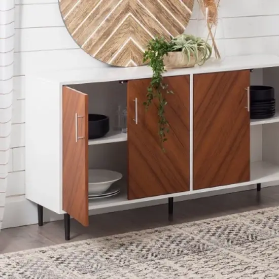 Angelo Modern Bookmatch 4 Door Sideboard - Saracina Home image {21}