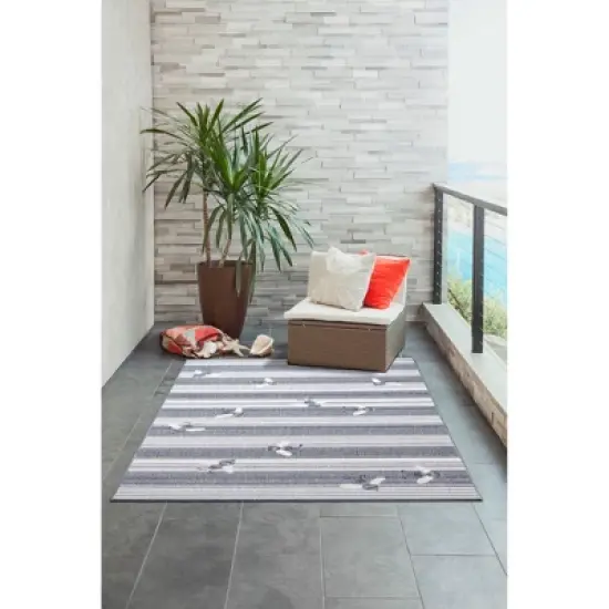 Liora Manne Malibu  Indoor/Outdoor Rug  Navy image {3}