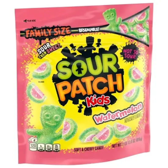 SOUR PATCH KIDS Watermelon Soft & Chewy Candy - 28.8oz image {5}