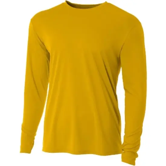 Hardcore mens long-sleeve UV sun protection T-shirt | Light weight loose fitting quick-dry rash guard image {12}