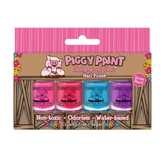 Piggy Paint Nail Polish Set - 0.48 fl oz - Natural as Mud - 4pk image {14}