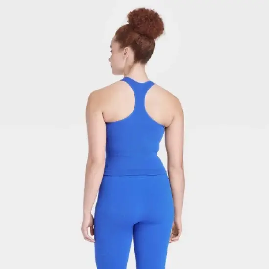Women's Seamless Racerback Ribbed Tank Top - All In Motion&trade; image {7}