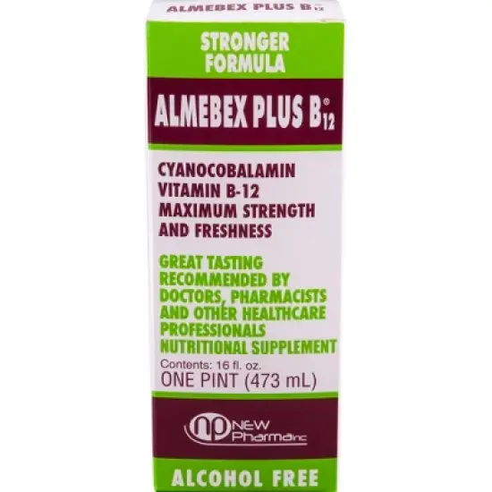 Almebex Plus Vitamin B12 Liquid - 16 fl oz image {4}