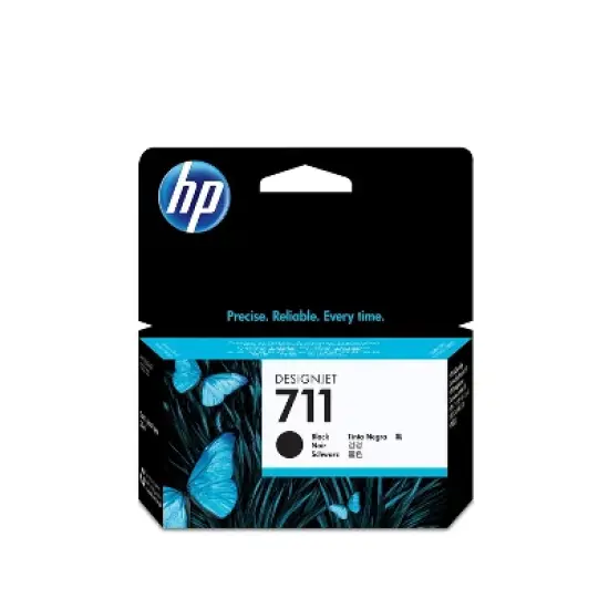 HP 711 38-ml Black DesignJet Ink Cartridge, CZ129A image {7}