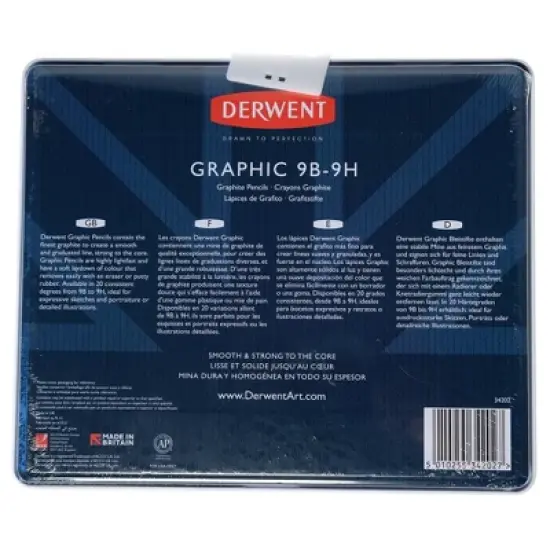24ct Graphite Pencils Graphic Set - Derwent image {2}