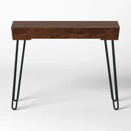 Hairpin Writing Desk with Storage - Threshold&trade; image {3}