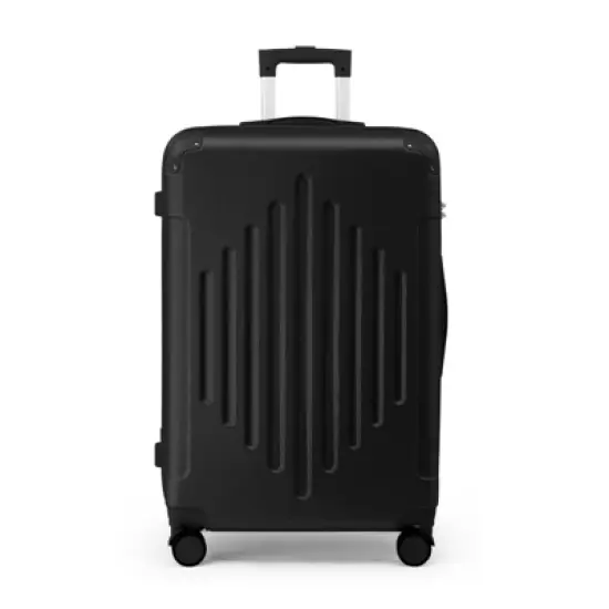 Karl Home Single 20 inch ABS Trolley Case with 2 Corner Protectors Black image {1}