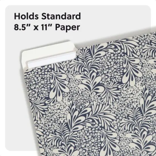 U Brands 12ct File Folders Ornate Florals image {3}