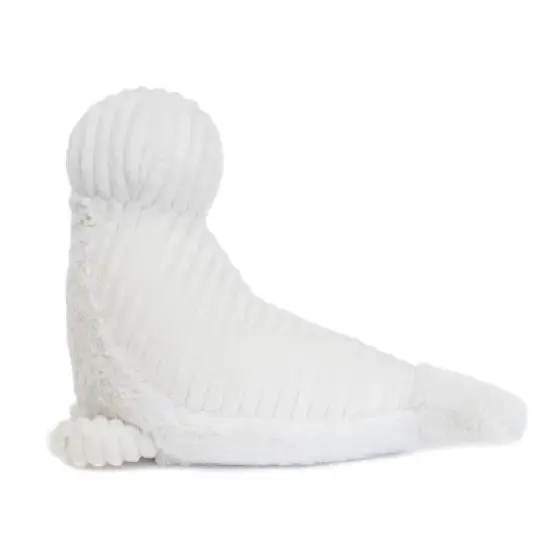 TriAction Toys Les Deglingos Originals Plush Animal | White Seal image {1}