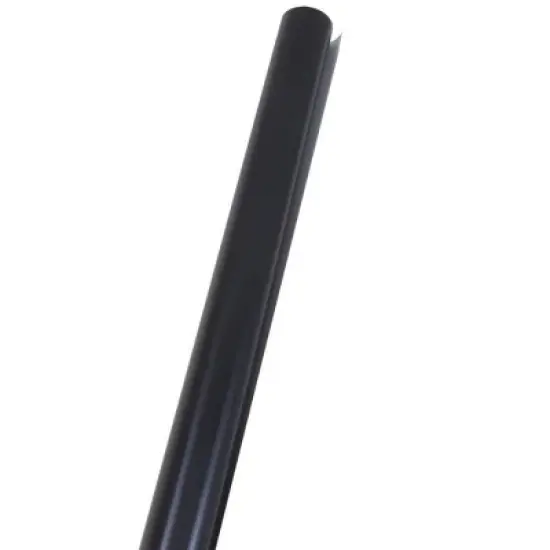 JAM PAPER Black Glossy Gift Wrapping Paper Roll - 2 packs of 25 Sq. Ft.: Solid Paper for All Occasions, Love & Romance image {1}