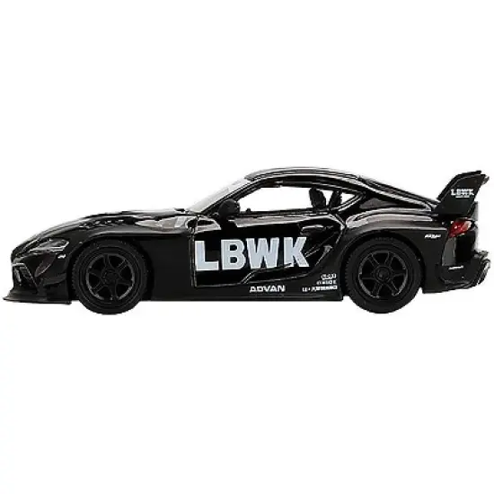 Toyota GR Supra LB Works RHD (Right Hand Drive) Black "China Exclusive" 1/64 Diecast Model Car by True Scale Miniatures image {1}