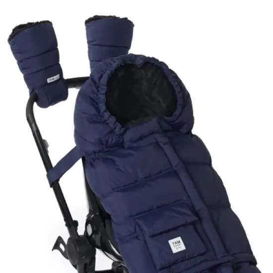 7AM Enfant Blanket 212 Evolution Extendable Footmuff - Navy image {2}