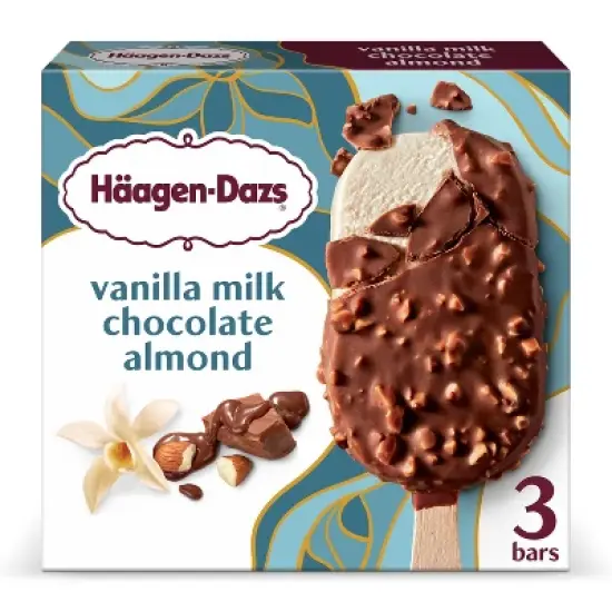 Haagen Dazs Vanilla & Almond Ice Cream Bar - 3pk image {15}