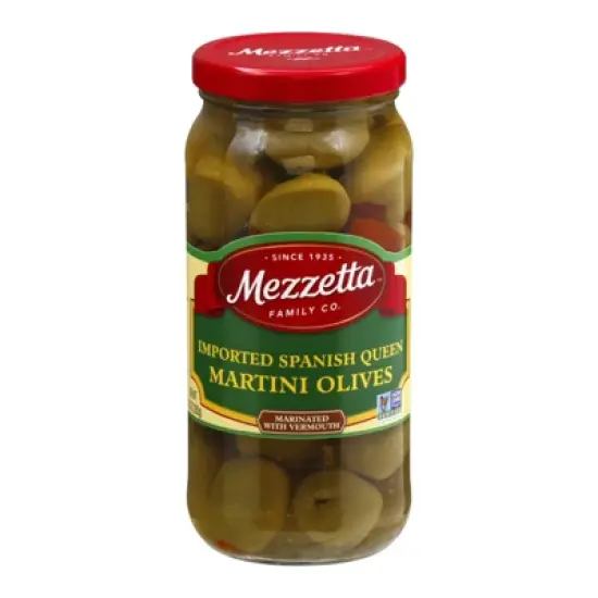Mezzetta Imported Spanish Queen Martini Olives - Case of 6/10 oz image {1}