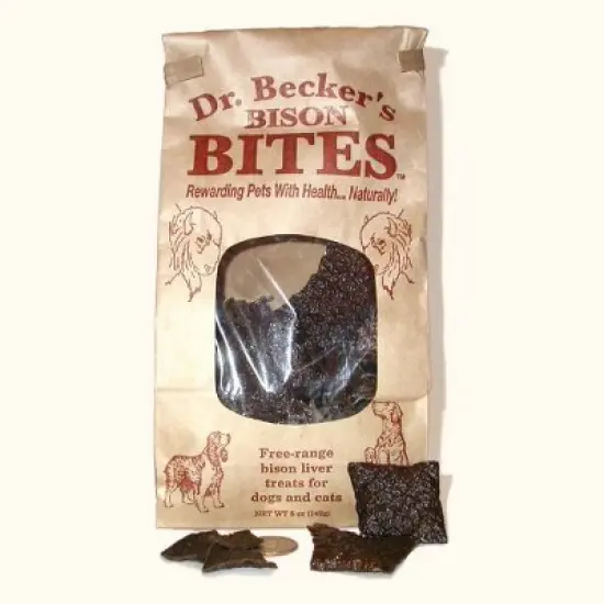 Dr. Becker's Bites - Bison Dog Treats 5 OZ image {5}