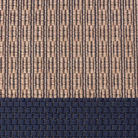 5' x 7' Frame Outdoor Rug Navy - Smith & Hawken&trade; image {2}