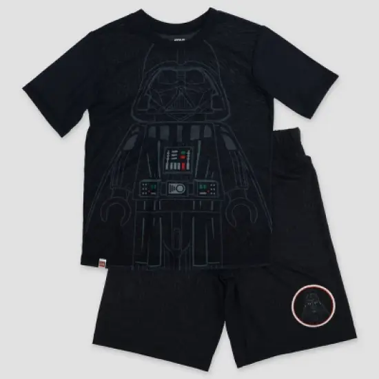 Boys' LEGO Star Wars Darth Vader 2pc Pajama Set - Black image {4}