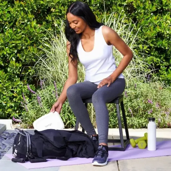 Bentgo Fresh 3pk Reusable 3 Compartment Containers for Prepping, Microwave & Dishwasher Safe image {3}