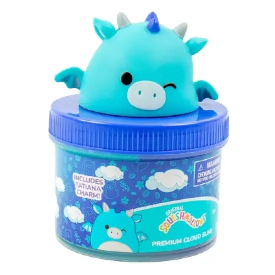 Squishmallows Slime Jar Top Tatiana Blue Raspberry Scented Slimes and Putties: Educational Focus on Gross Motor Skills image {6}