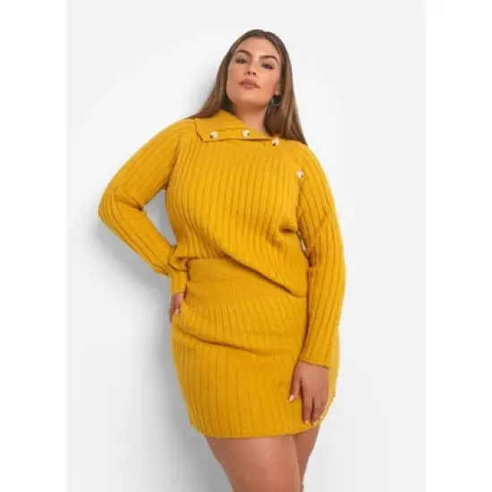 Rebdolls Women's Posey Knit Mini A Line Skirt image {3}