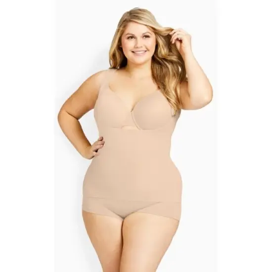 Women's Plus Size Seamless Torsette - beige | AVENUE image {4}