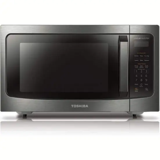 Toshiba 1.6-cu ft 1250-Watt Countertop Microwave Oven with Inverter Technology and Smart Sensor image {8}