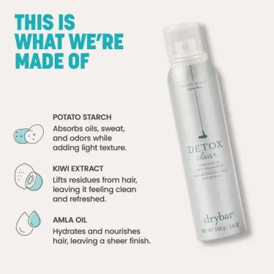 Drybar Detox Clear Invisible Dry Shampoo - 3.8oz - fl oz - Ulta Beauty image {3}