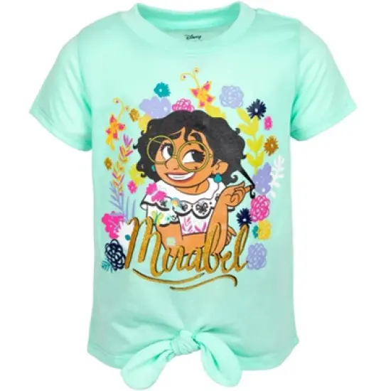 Disney Encanto Mirabel Luisa Isabella Girls T-Shirt and Shorts Outfit Set Toddler to Big Kid  image {2}