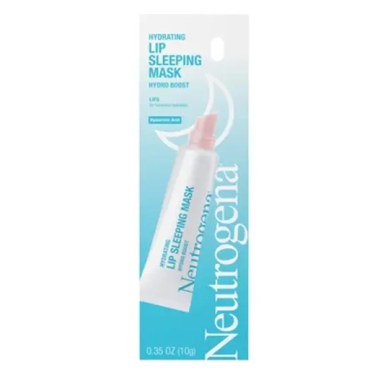 Neutrogena Hydro Boost Hydrating Lip Sleeping Mask with Hyaluronic Acid, Clear Overnight & Daily Moisturizing Treatment for Very Dry Lips - 0.35oz image {8}