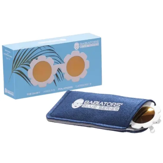 Babiators Children&rsquo;s Polarized Flower Shaped UV Sunglasses Bendable Flexible Durable Shatterproof Baby Safe - Free Carry Case Included!! image {3}