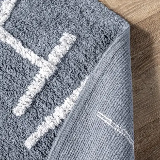 nuLOOM Kids Washable Round Alphabet Rug image {6}