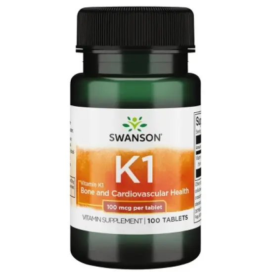 Swanson Vitamin K1 100 mcg 100 Tabs image {5}