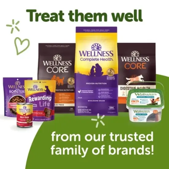 WHIMZEES by Wellness Brushzees Medium Dental Vegetable Flavor Dog Treats image {8}