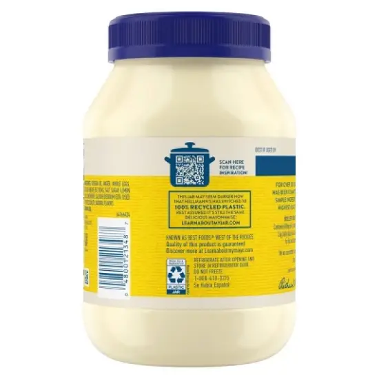 Hellmann's Mayonnaise Real - 30 fl oz image {1}