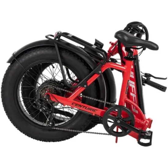 Huffy Centuric Folding Step Through Electric Bike - Red image {1}
