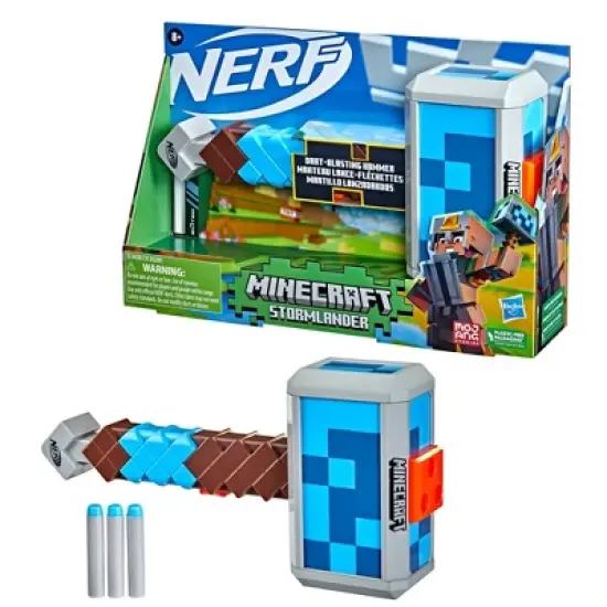 NERF Minecraft Stormlander Blaster image {2}