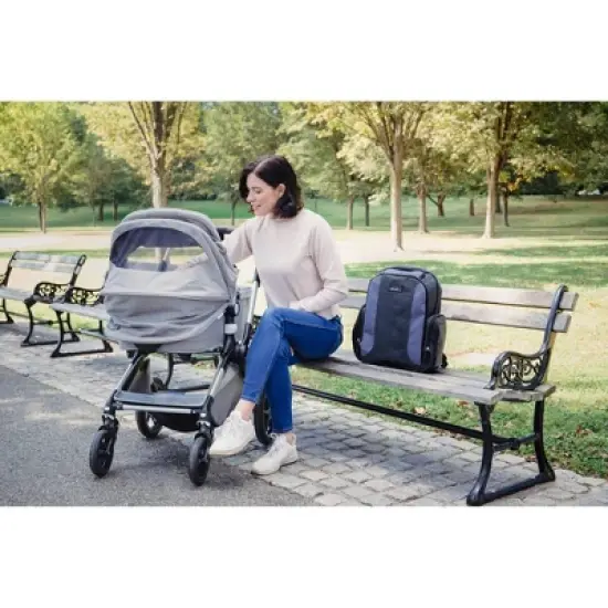 Eddie Bauer Rocky Back Pack Diaper Bag - Gray image {9}