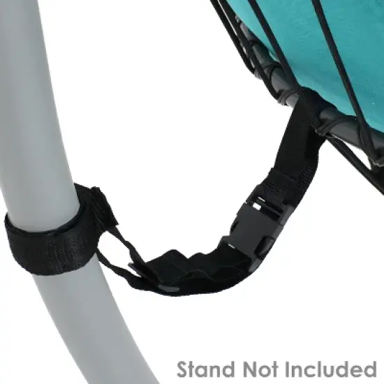 Sunnydaze Outdoor Resin Wicker Patio Penelope Hanging Basket Egg Chair Swing with Cushions and Headrest - 2pc image {4}