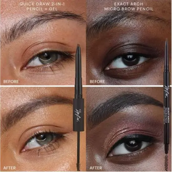 The Lip Bar Vegan Brow Gel + Brow Pencil - 0.7oz image {2}