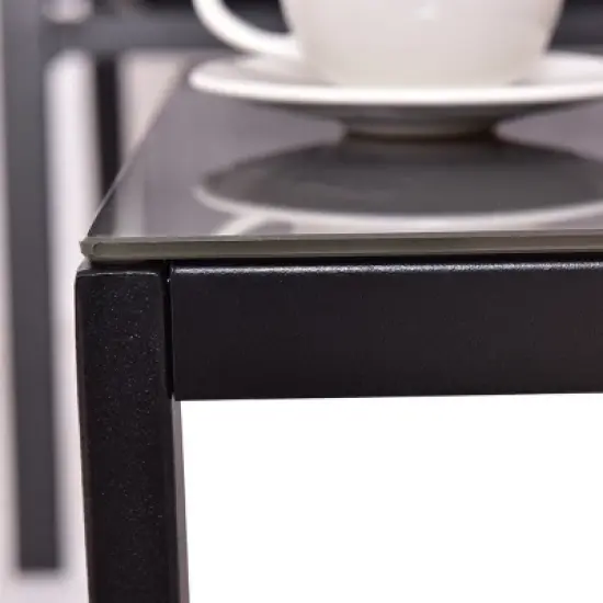 Tangkula 4PCS Chairs Set Coffee Table Patio Garden Modern Furniture Brand New image {6}