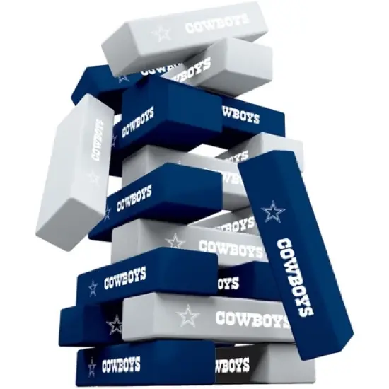 MasterPieces Real Wood Block Tumble Towers - NFL Dallas Cowboys image {2}