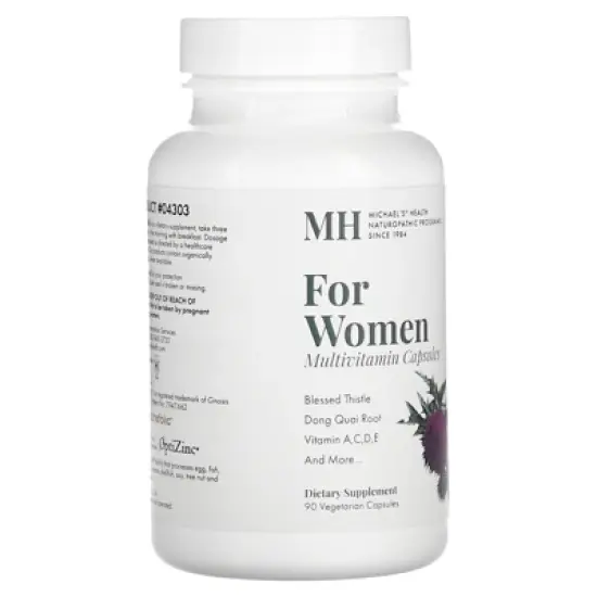 Michael's Health For Women Multivitamin, 90 Vegetarian Capsules image {3}