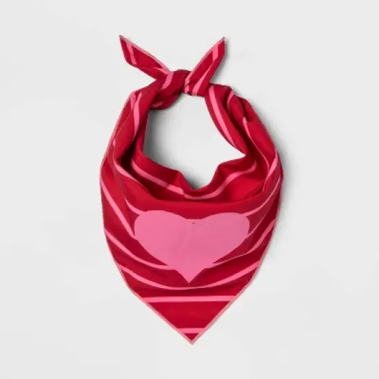 Love Dog Bandana - Pink Stripe - Boots & Barkley&trade; image {1}