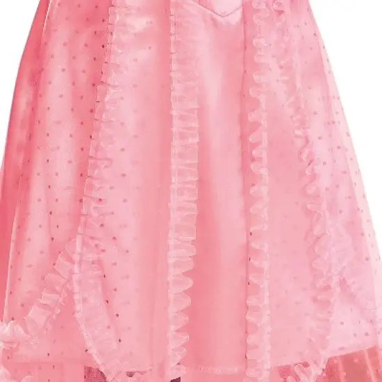 Wicked Girls' Glinda Popular Halloween Classic Costume Dress - Pink - 10-12 image {3}