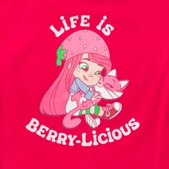 Strawberry Shortcake Girls 2 Pack T-Shirts Toddler to Little Kid image {5}