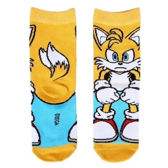 Sonic The Hedgehog Characters Youth 3-Pack 360 Crew Socks image {2}