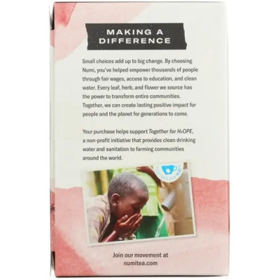 Numi Organic Herbal Rooibos Chai Tea - Case of 6/18 Bags image {2}