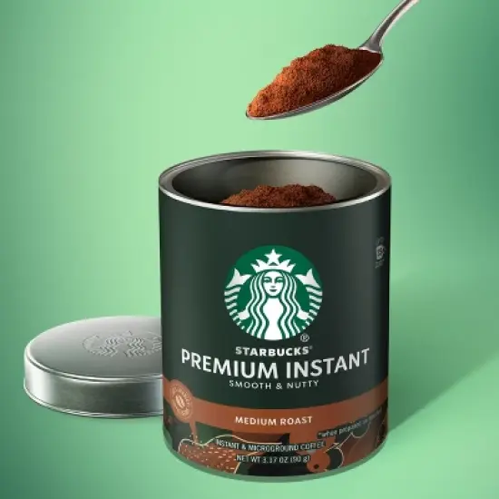 Starbucks Medium Roast Premium Instant Coffee - 3.17oz image {4}
